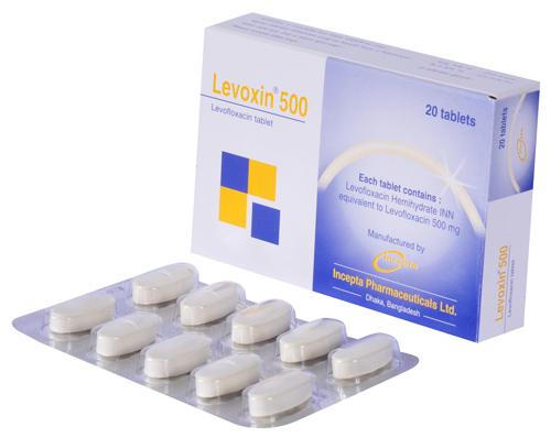 Picture of Levoxin 500 Tablet